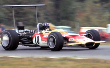 Lotus 49B with its revolutionary front and rear wings