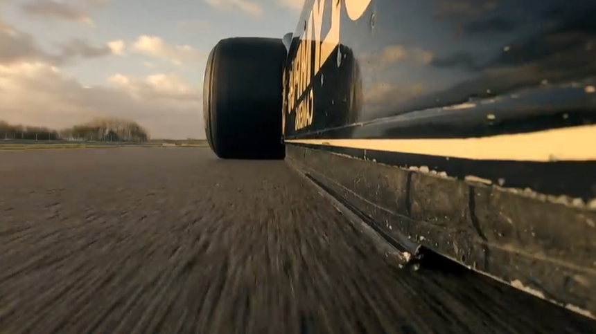 Lotus 79 showing the ground effect skirts